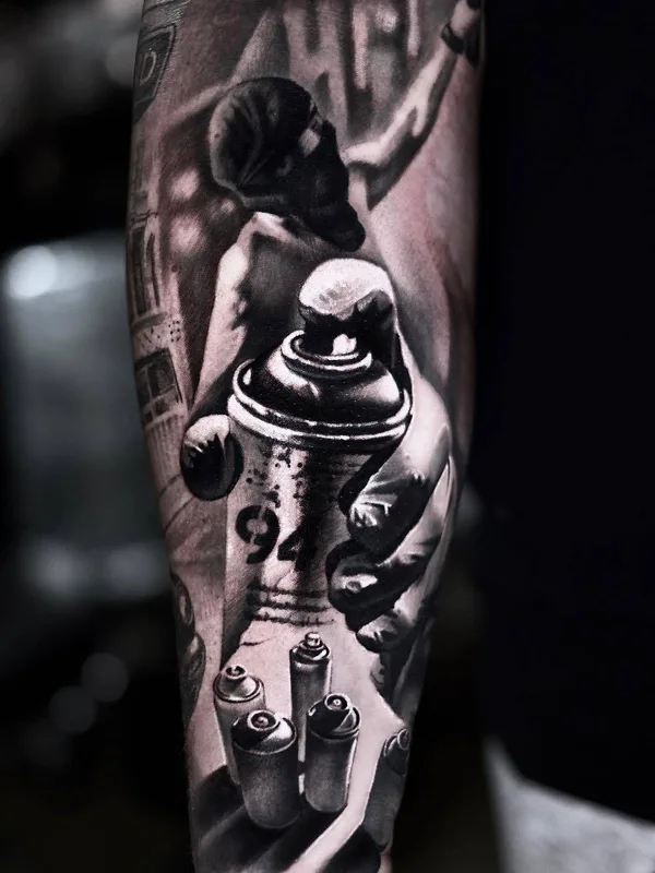 Author's Style tattoo by Volkan Demirci in London