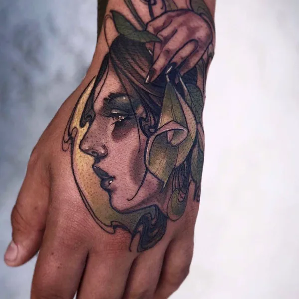 Neo Traditional tattoo by Matt Tischler