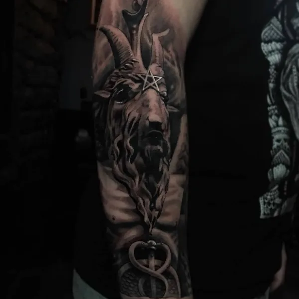 Horror tattoo by Danny Lepore