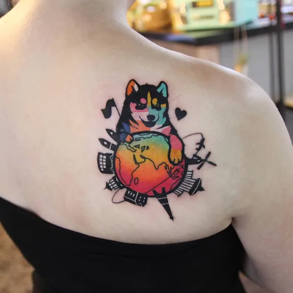 Author's Style tattoo by Polyc SJ / 상진