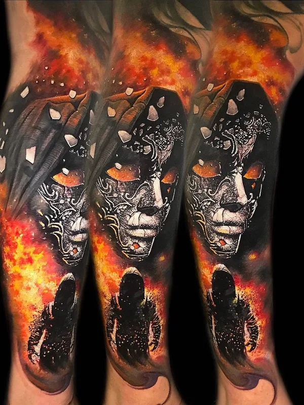 color realism tattoo on full sleeve #25152 | Tattoo Artist Chris Mata'afa