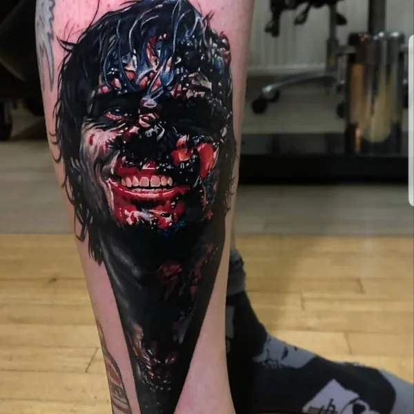 Portrait tattoo by Amy Edwards in Sutton Coldfield