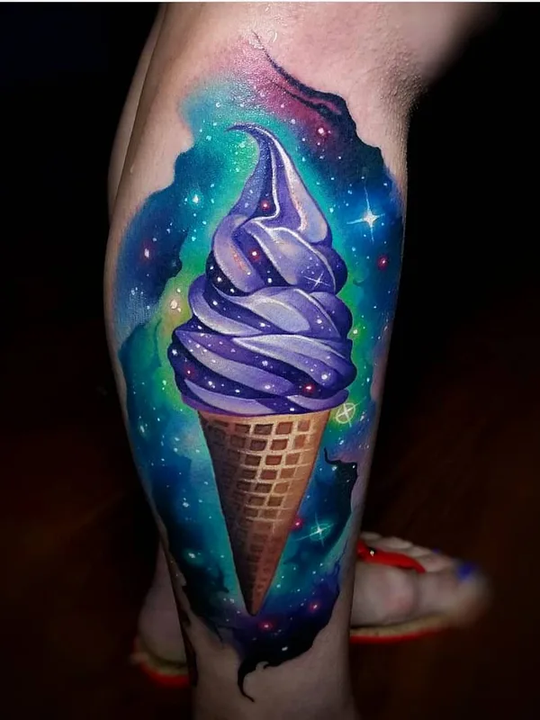 color realism tatouage sur calf #25600 | Artiste tatoueur Tyler Malek