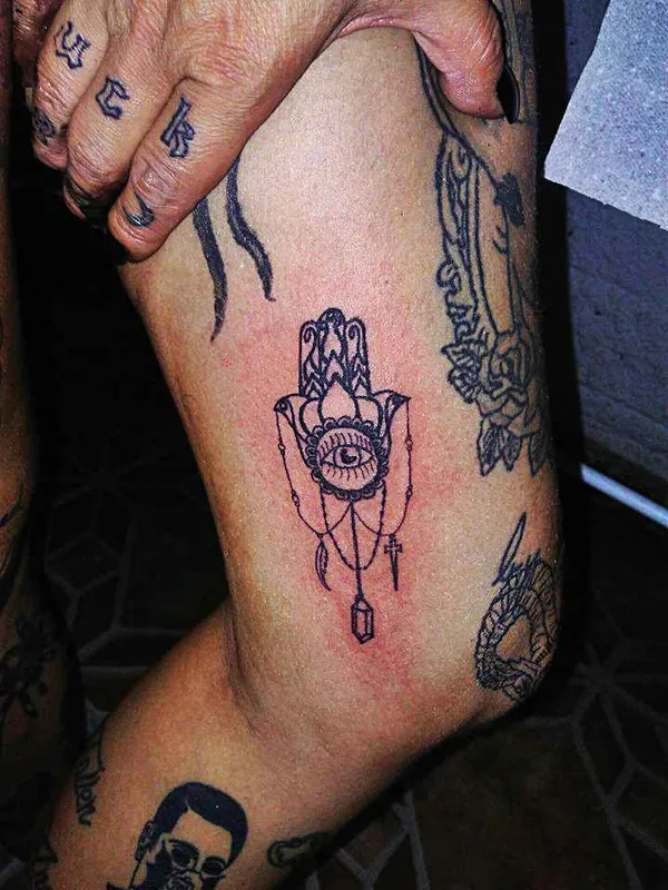 black linework Tatuagem em inner arm #16688 | Tatuador Patrícia Yutaka