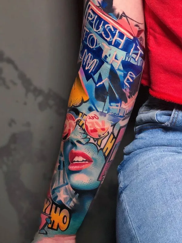 Author's Style tattoo by Igor Mitrenga in Praha