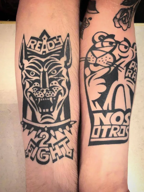 black blackwork tattoo on forearm #26822 | Tattoo Artist Luxiano 31