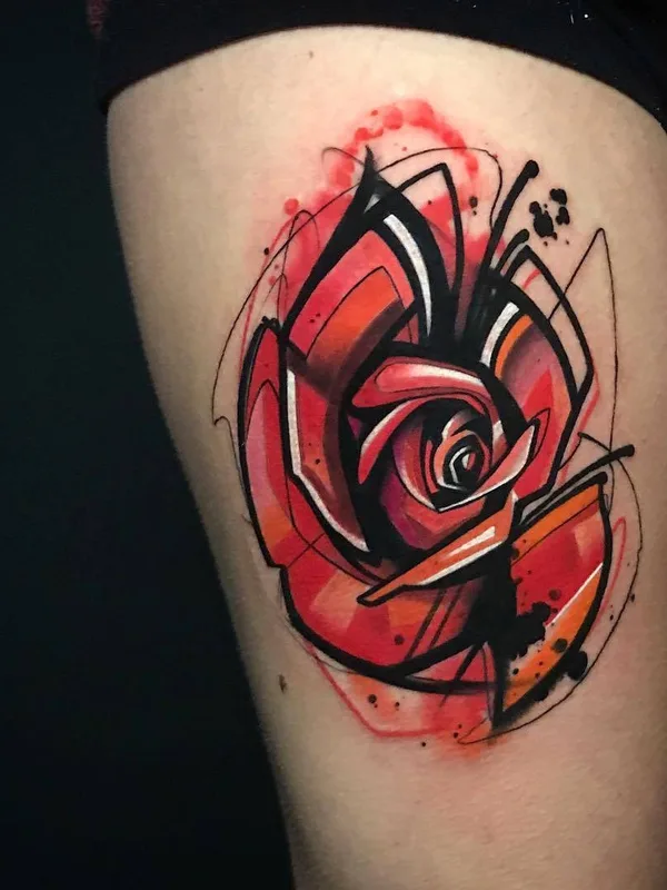 Author's Style tattoo by Tom Petucco in London