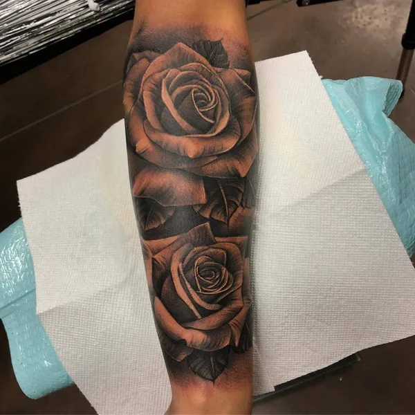 Portrait tattoo by Brian Gonzales