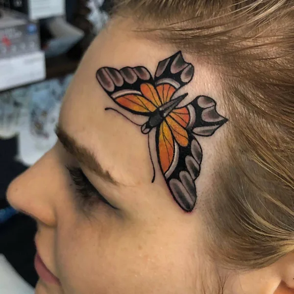 New School tattoo by Friedrich Übler