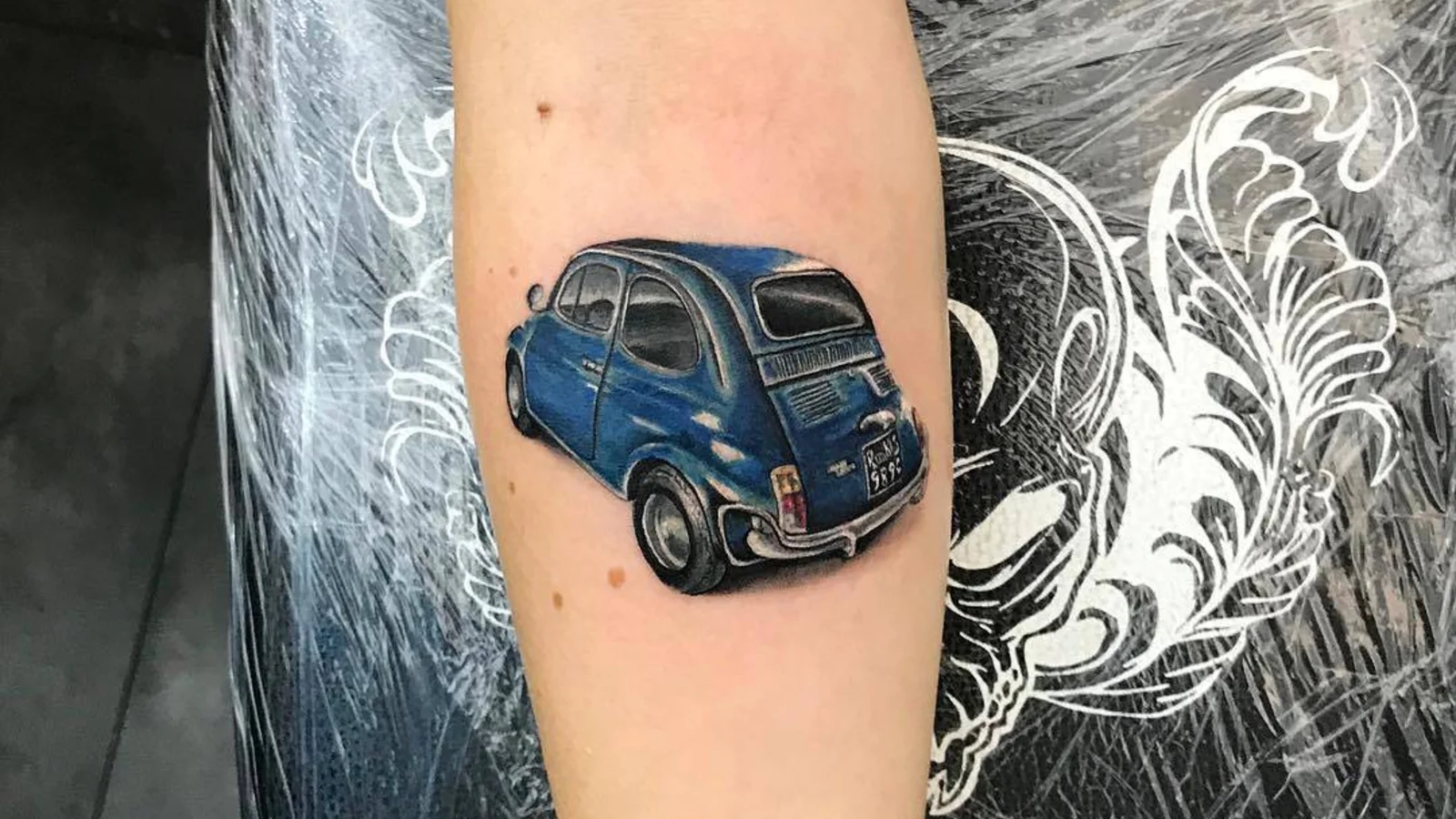 Tiny realistic tattoos by Alberto Marzari