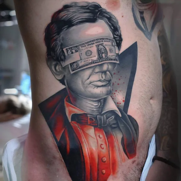 Авторская tattoo by Michael Cloutier in Québec