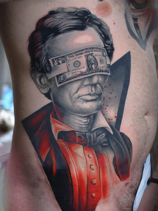 male color realism tatuaje en side #26458 | Tatuador Michael Cloutier