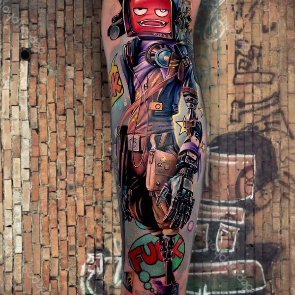 Авторская tattoo by Анжелика Карташева in Ростов-на-Дону