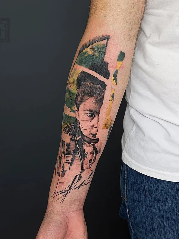 color realism tattoo auf forearm #26786 | Tätowierer Artem Korobov