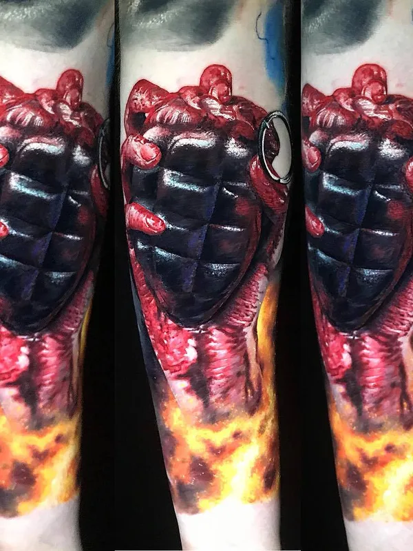 color realism tattoo on forearm #25155 | Tattoo Artist Chris Mata'afa