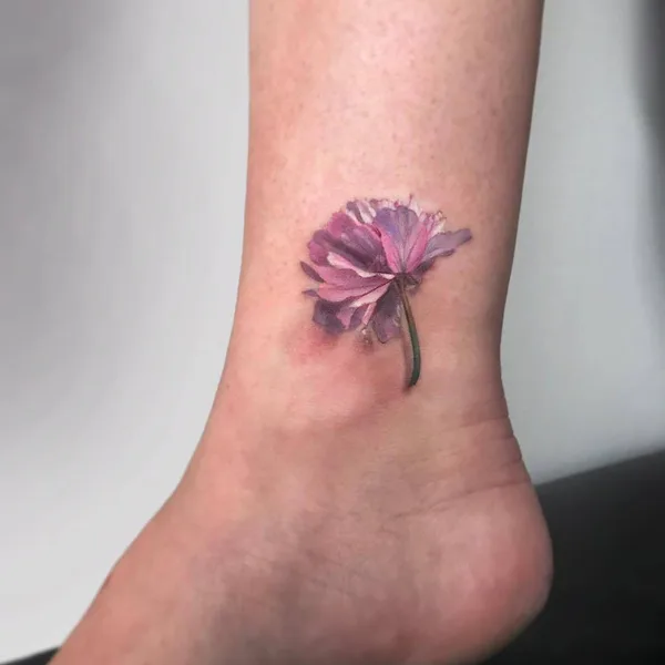 Watercolor tattoo by Amanda Wachob in New York City