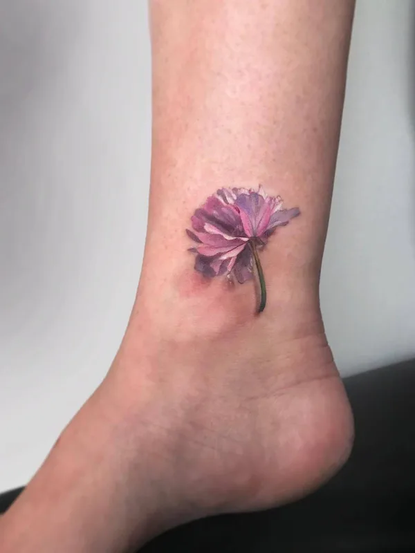 Акварель tattoo by Amanda Wachob in New York City