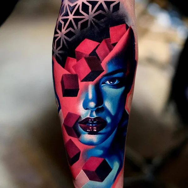 Author's Style tattoo by Volkan Demirci in London