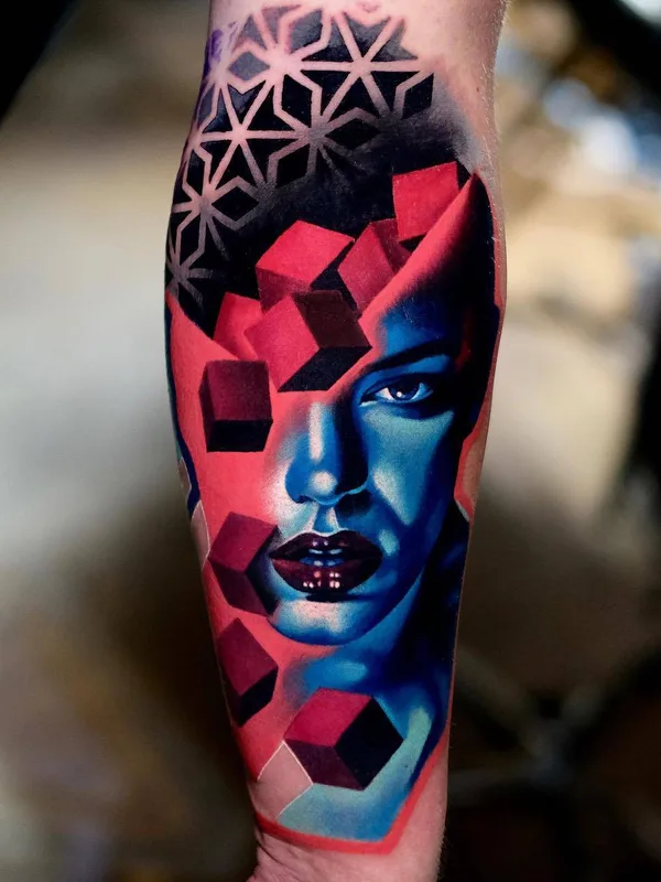 Author's Style tattoo by Volkan Demirci in London