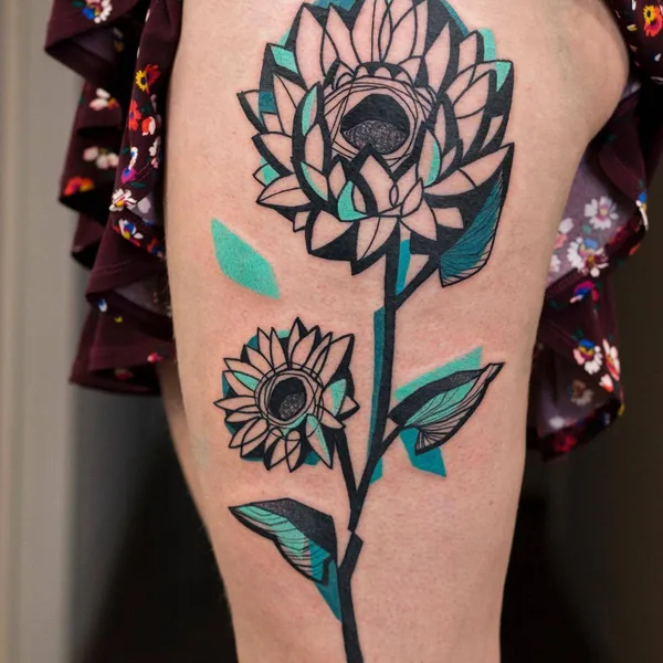 Author's Style tattoo by Mike Kyrtatas in Athina