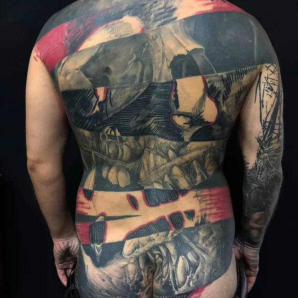 Author's Style tattoo by Yonah Krank in Gent
