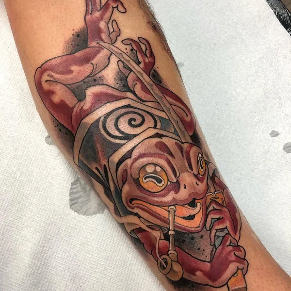 Neo Traditional tattoo by MOSH in Barcelona