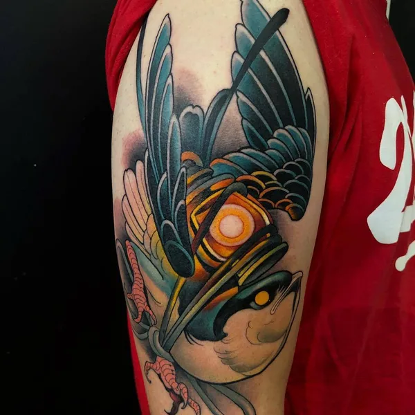 Neo Traditional tattoo by MOSH in Barcelona