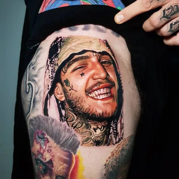 Portrait tattoo by Amy Edwards in Sutton Coldfield