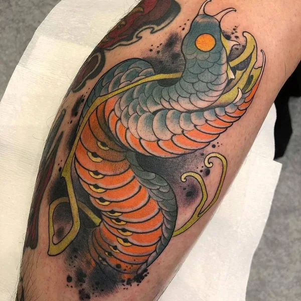 Neo Traditional tattoo by MOSH in Barcelona