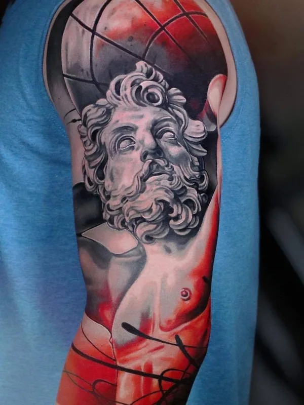 color realism tatuaje en full sleeve #26457 | Tatuador Michael Cloutier