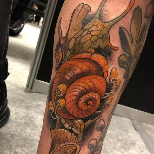Neo Traditional tattoo by MOSH in Barcelona