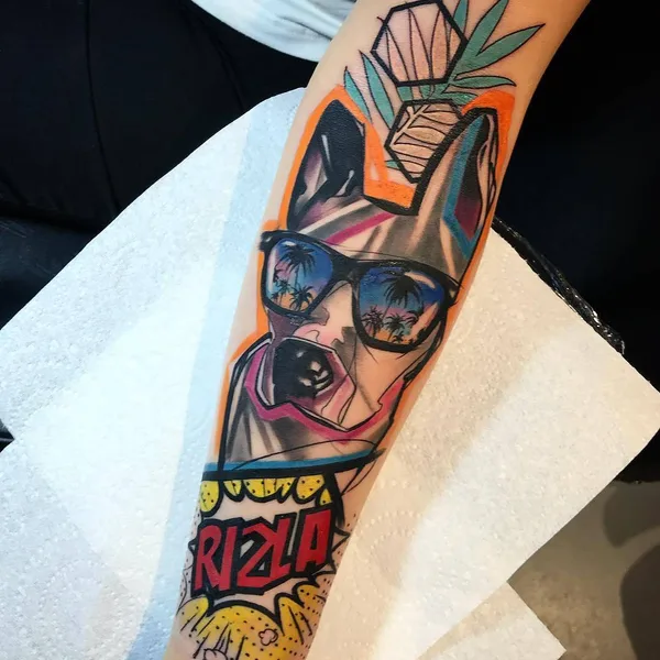 Author's Style tattoo by Tom Petucco in London