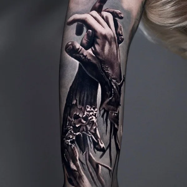 Author's Style tattoo by Volkan Demirci in London