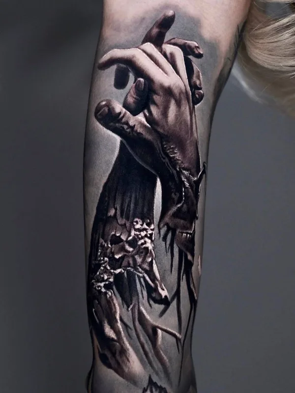 Author's Style tattoo by Volkan Demirci in London