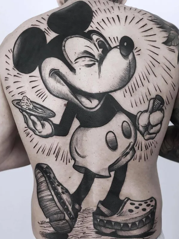 Surrealism tattoo by Maurycy Szymczak in Łódź