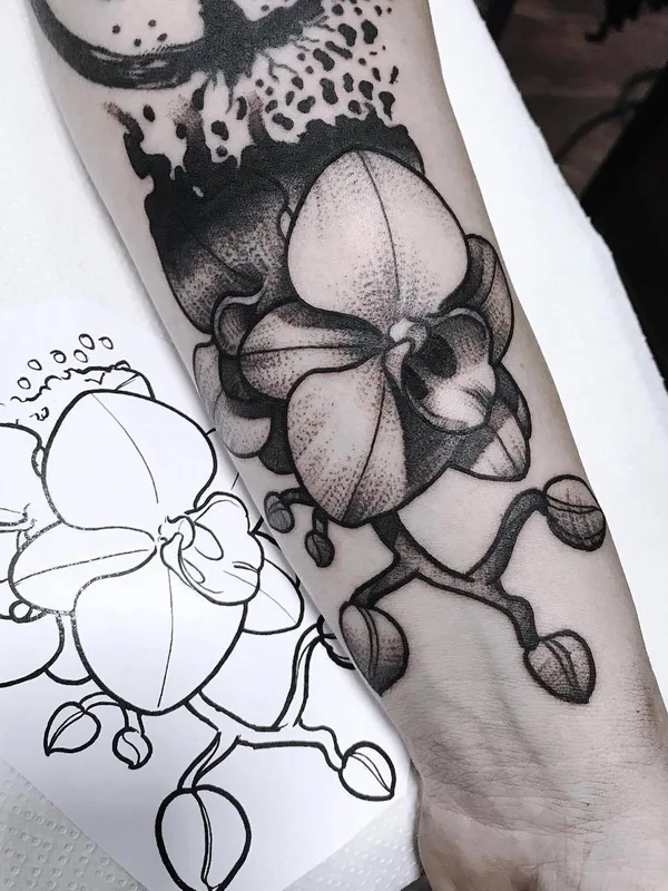 Surrealism tattoo by Maurycy Szymczak in Łódź