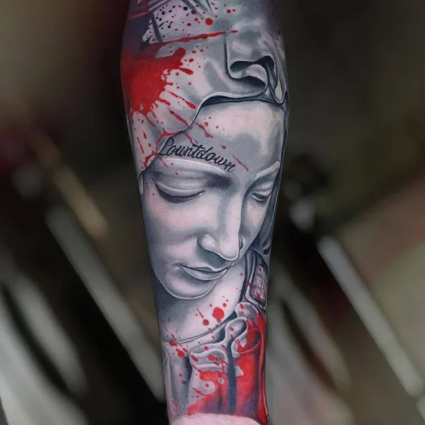 Авторская tattoo by Michael Cloutier in Québec