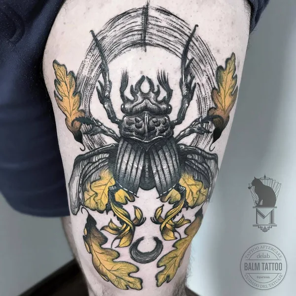 Surrealism tattoo by Maurycy Szymczak in Łódź