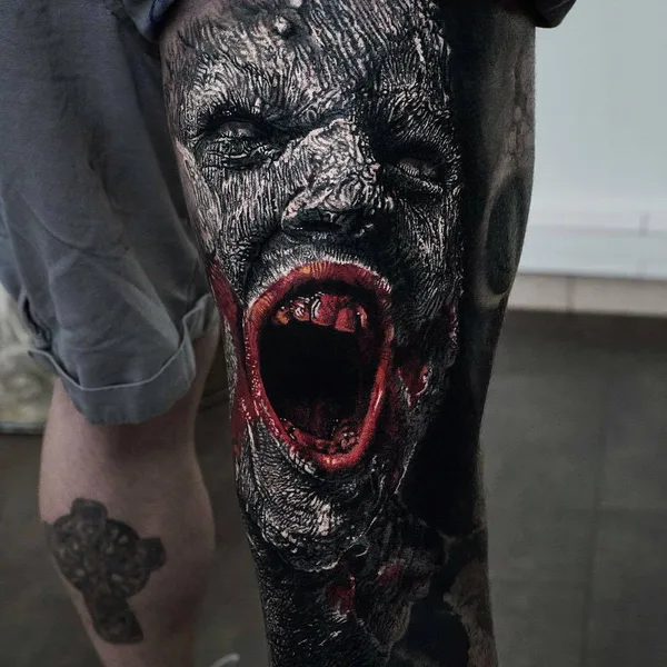 Realism tattoo by Sandry Riffard in Le Puy-en-Velay