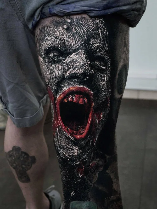 Realism tattoo by Sandry Riffard in Le Puy-en-Velay