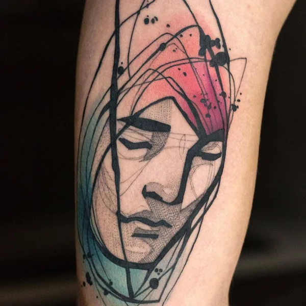 Author's Style tattoo by Mike Kyrtatas in Athina