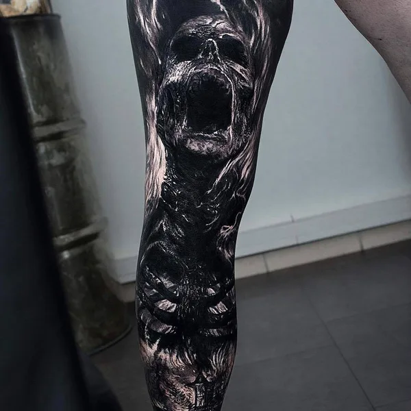 Realism tattoo by Sandry Riffard in Le Puy-en-Velay