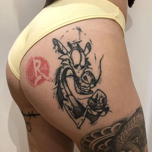 Авторская tattoo by Kévin Plane in Aix-en-Provence