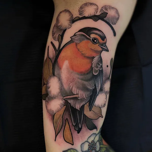New School tattoo by Friedrich Übler