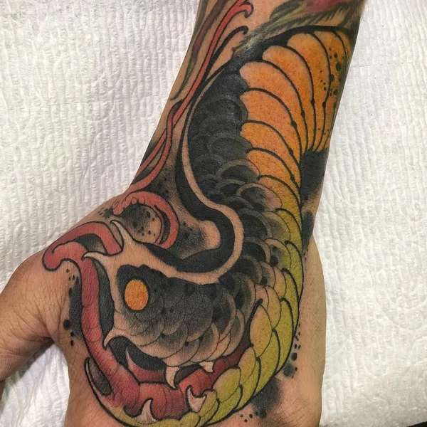 Neo Traditional tattoo by MOSH in Barcelona