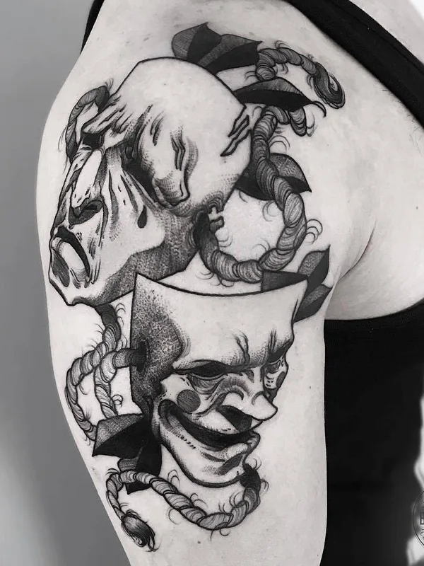 Surrealism tattoo by Maurycy Szymczak in Łódź