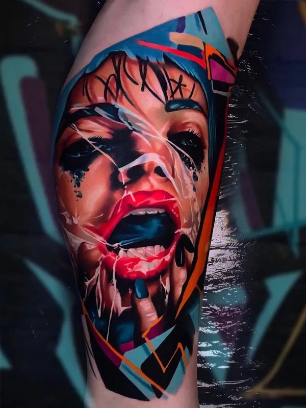 Author's Style tattoo by Igor Mitrenga in Praha