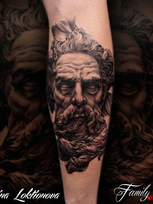 black and grey realism tattoo on forearm #6946 | Tattoo Artist Ирина Локтионова