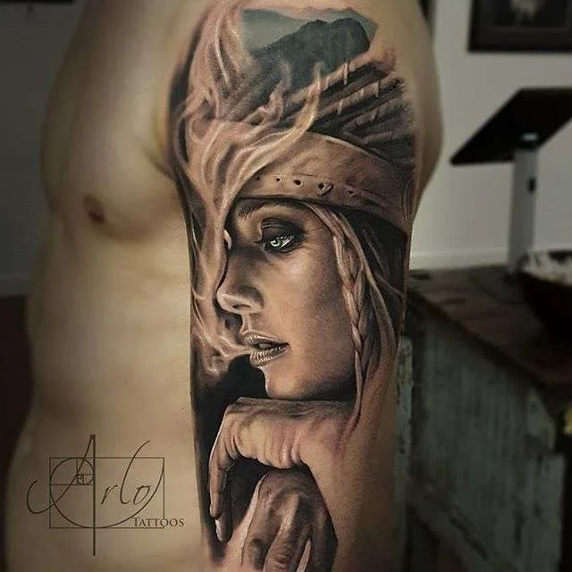 Tattoo artist Emily Rose Murray - famous color neo traditional tattoos | Australia