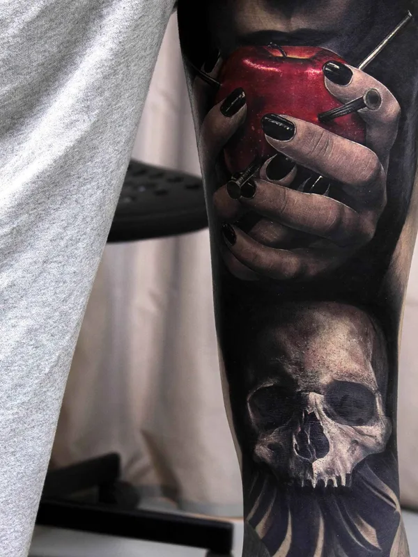 Реализм tattoo by Максим Денисенко in Краснодар